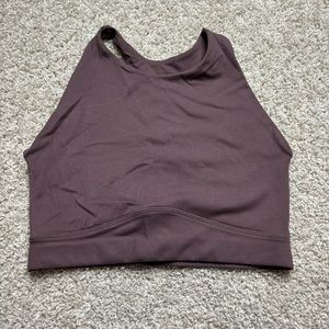 Alphalete Purple High Neck Sports Bra